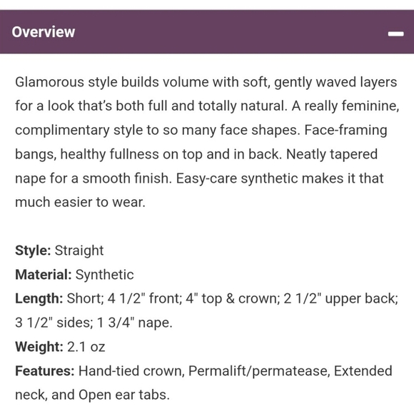 🧿 NIB PAULA YOUNG WIG - Picture 5 of 13